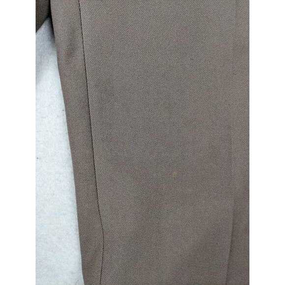 VINTAGE 70s/80s MEN'S TAUPE BROWN SLACKS PANTS - CANYON - SIZE 38X35 - Picture 10 of 16